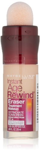 Maybelline New York Instant Age Rewind Eraser Treatment Makeup, Buff Beige, 0.68 fl. oz.