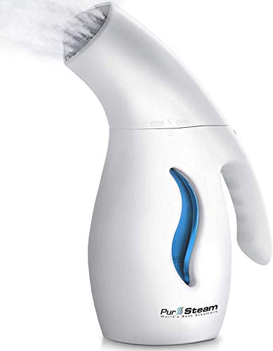 PurSteam Garment Steamer For Clothes, Powerful 7-1 Fabric Steamer For Home/Travel. Remove Wrinkles/Steam/Soften/Clean/and Defrost with UltraFast-Heat Aluminum Heating Element