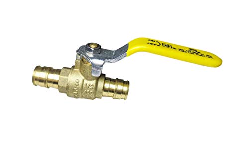 10 PIECES XFITTING PROPEX EXPANSION F1960 1/2' BALL VALVE, PEX A PIPE, FULL PORT, LEAD FREE BRASS, FOR UPONOR (WIRSBO), SIOUS CHIEF