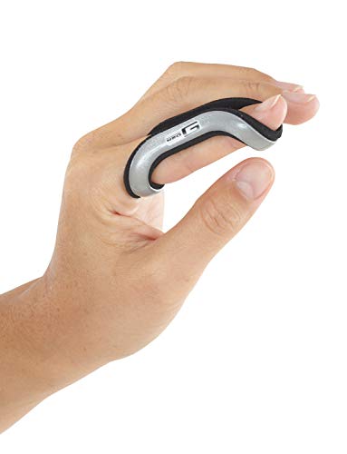 Neo G Easy-Fit Finger Splint - Support for Trigger Finger, Mallet Finger, Baseball Finger, Strain, Sprains, Broken Fingers, Basketball - Patented Design - Class 1 Medical Device - Medium - 6cm/2.4in