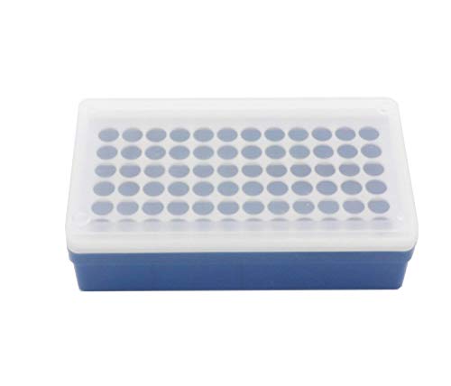 Plastic Rack for Micro Centrifuge Tubes (0.5ml to 2ml), Freezer Storage, 72 Positions