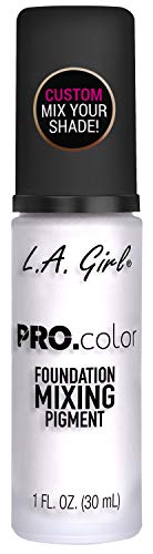 L.A. Girl Pro Matte Mixing Pigment, White, 1 Fluid Ounce