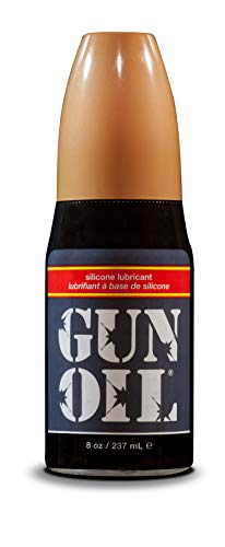GUN OIL Silicone Lubricant - Hypoallergenic Silicone-Based Lubricant Enriched With Aloe Vera & Vitamin E For Maximum Comfort And Long-Lasting Lubrication ( 8 Fluid Ounce - 236 Milliliter )