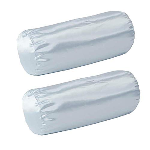 Alex Orthopedic - 1002-SB - Cervical Neck Roll Pillow Case Only - Beige Satin - Set of Two