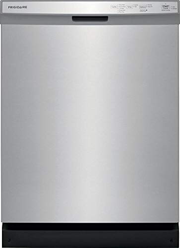 Frigidaire FFCD2418US 24 Inch Built In Dishwasher with 5 Wash Cycles, 14 Place Settings, Hard Food Disposer, Quick Wash, NSF Certified, Energy Star Certified (Stainless Steel)