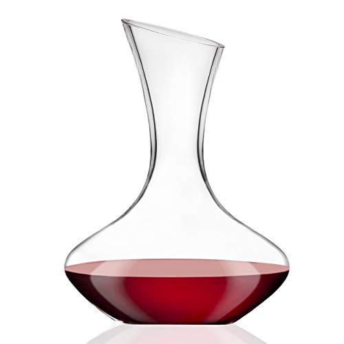 Godinger Wine Decanter Carafe, Hand Blown Wine Decanter Aerator - Wine Gift