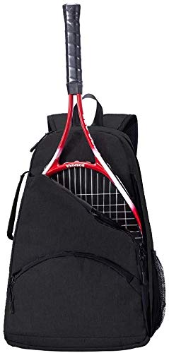 no branded Tennis Racket Backpack,Tennis & Racquet Sports Bag, Tennis Racket Bag for Pickleball/Tennis/Racket Ball,Men/Women/Teens/Kids Tennis Racket Backpack (12 x 6.5 x 18 Inch)