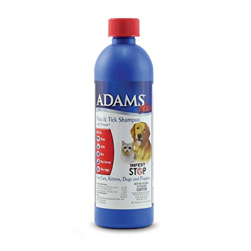 Adams Plus Flea & Tick Shampoo with Precor 12 Ounces