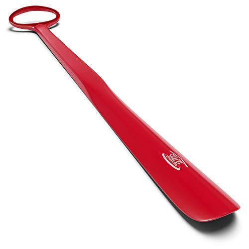 Long Handled Shoe Horn - 24' Inch, Delightful Red