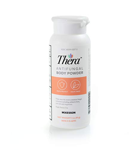 Thera Antifungal Body Powder, Relieves and Prevents Skin Irritation Caused by fungus and Skin Infections - Formulated with Miconazole Nitrate 3 oz
