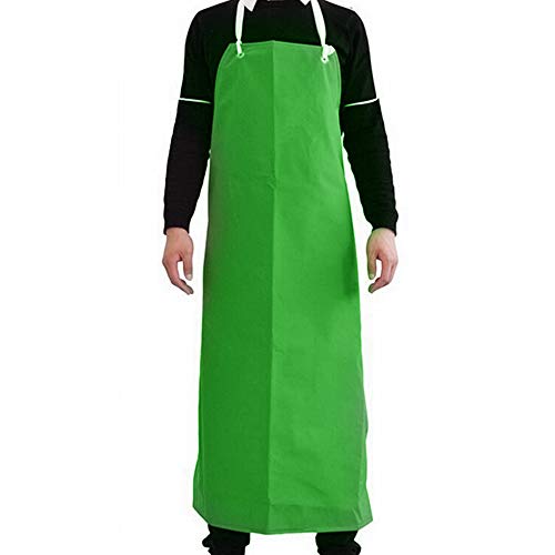 43' Waterproof Apron for Dishwashing,Coffee, Lab Work, Butcher, Dog Grooming, Cleaning Fish, Projects - Industrial Chemical Resistant Plastic