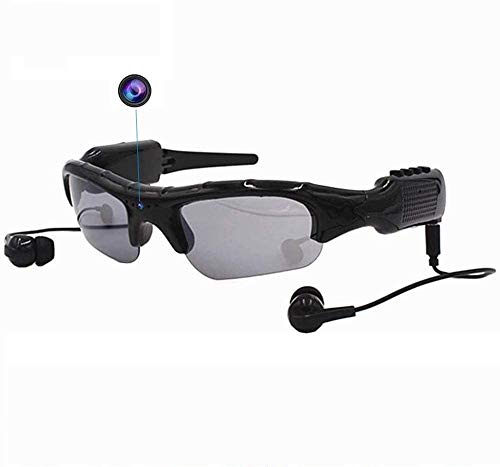 Wireless Sunglasses Camera, Camera Glasses Full HD 1080P Wearable Mini Video Camera for Outdoor Sports Driving,Riding,Fishing,Motorcycle(339)