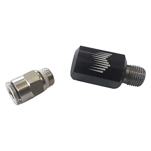 Snow Performance 1/8in NPT to 1/4in Quick-Connect Low Profile Water-Methanol Straight Nozzle Holder