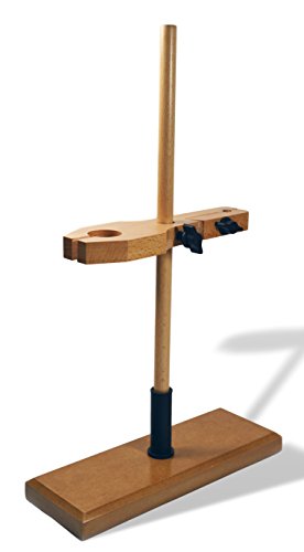 EISCO Funnel and Burette Combined Stand, Polished Wood