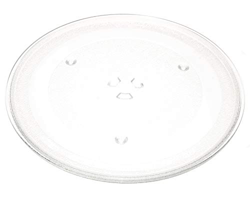 12.5' GE and Samsung -Compatible Microwave Glass Plate / Microwave Glass Turntable Plate Replacement - 12 1/2' Plate, Equivalent to G.E. WB39X10002 and WB39X10003