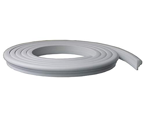 Zhangbl Flexible Moulding Trim Ceiling Wall 0.87 inch (2.2cm) Width x 0.47' Thickness x 115' Length