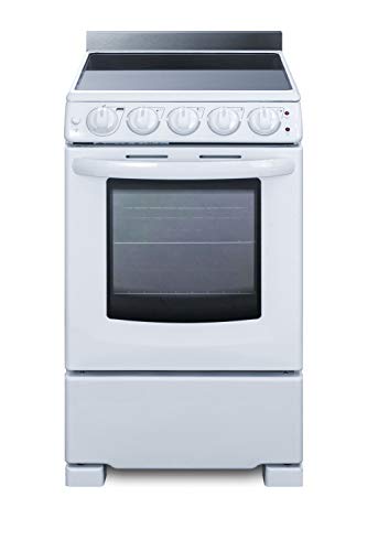 Summit REX2051WRT 20 Inch Electric Freestanding Range in White