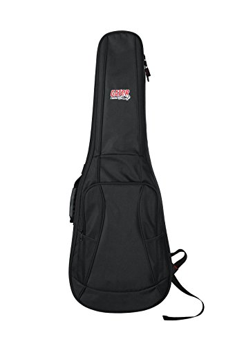 Gator Cases 4G Series Gig Bag For Electric Guitars With Adjustable Backpack Straps; Fits Most Stratocaster and Telecaster Style Guitars (GB-4G-ELECTRIC)
