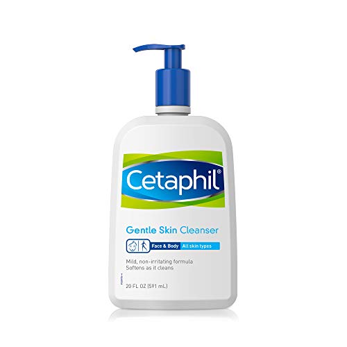 Cetaphil Gentle Skin Cleanser | 20 fl Oz | Hydrating Face Wash & Body Wash | Ideal for Sensitive, Dry Skin | Non-Irritating | Won't Clog Pores | Fragrance-Free | Soap Free | Dermatologist Recommended