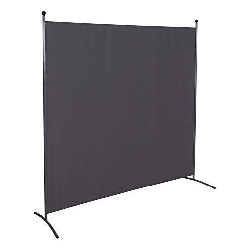 STEELAID Office Partition Room Divider 72 inch Privacy Screens 6 Ft Portable Partition Screen (Updated with Thicker Non See Through Fabric)