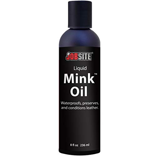 JobSite Premium Mink Oil Leather Waterproof Liquid - 8 oz - 1 bottle