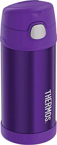 Thermos Violet F4016VI6 12 Ounce Stainless Steel FUNtainer Bottle