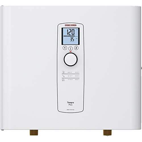 Stiebel Eltron Tankless Water Heater – Tempra 24 Plus – Electric, On Demand Hot Water, Eco, White