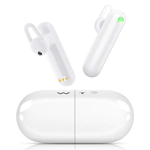 WT2 Language Translator - Supports 40 Languages & 88 Accents, Voice Translator Earbuds, Wireless Bluetooth Translator with APP, Real Time Translation, Suitable for iOS & Android with Charging Case