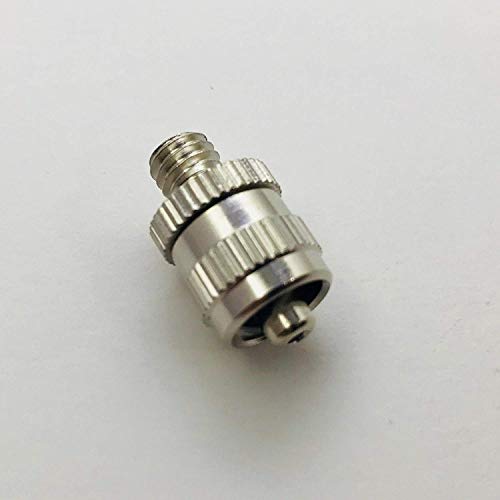 Metal Male Luer Lock Syringe Fitting to UNF 10-32 Male (2 Units)