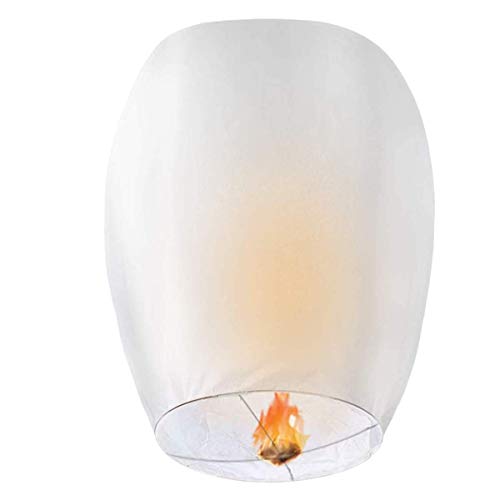 GOCHANGE 20 Pack Lanterns - 100% Biodegradable, Eco-Friendly, Lanterns for Weddings, Celebrations, Memorial Ceremonies