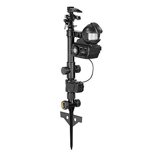 Orbit 62100 Yard Enforcer Motion-Activated Sprinkler with Day & Night Detection Modes,Black