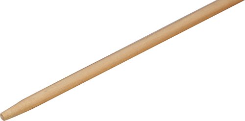 Carlisle 362012500 Lacquered Wood Handle with Tapered Tip, 15/16 Dia. x 60' L (Case of 12)