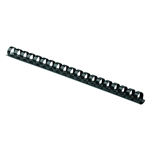 Fellowes 52326 Plastic Comb Bindings, 1/2' Diameter, 90 Sheet Capacity, Black (Pack of 100 Combs)
