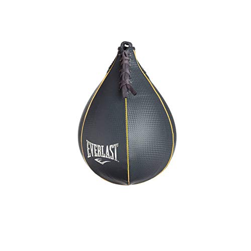 Everlast Everhide Punching Reflex MMA Boxing Training Kickboxing Speed Bag Accessories Equipment, Black