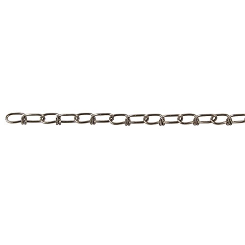Perfection Chain Products 13501 #3 Double Loop Chain, Stainless Steel Clean, 10 FT Bag
