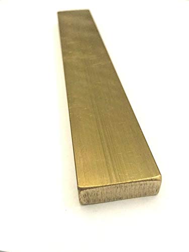 Brass Flat Bar Stock 3/8'(.375') x 1' x 6' C360 Extruded Rectangle Metal - 1pc