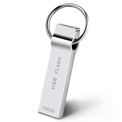 Flash Drive Memory Stick Pen Drive,USB Storage Drive with Keychain Thumb Drive Waterproof 1tb (1TB)