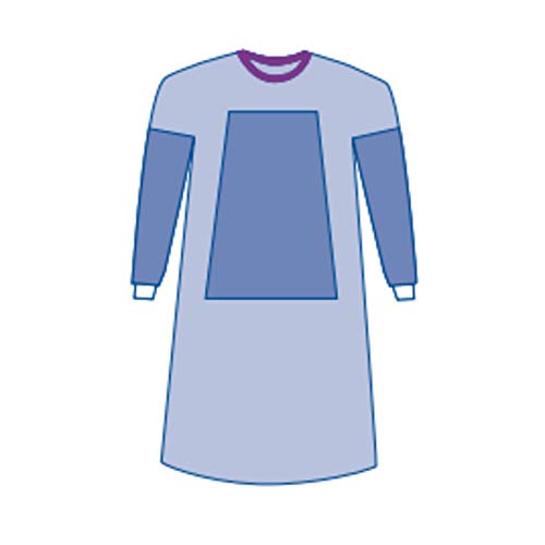 Zhende AAMI3 Surgical Gown with Reinforcement, 45g/m2 SMS, Level 3, AAMI3,FDA Registered, 26 Packs, Size XXL