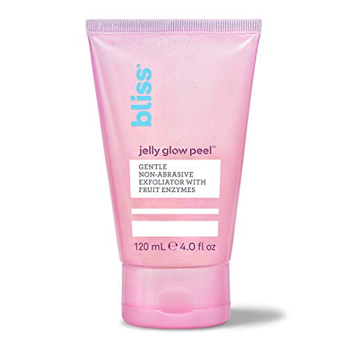 Bliss Jelly Glow Peel, Gentle Non-Abrasive Exfoliator With Fruit Enzymes, Cruelty Free, Made Without Parabens, 4 ounces