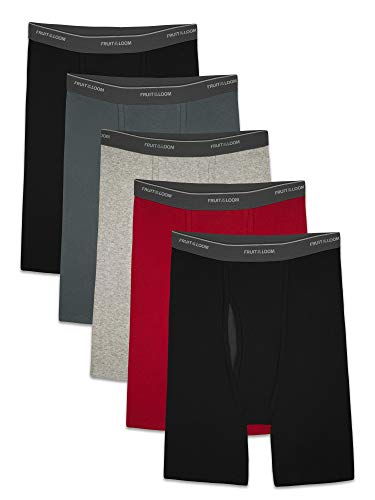 Fruit of the Loom Men's CoolZone Boxer Briefs, long Leg - Assorted Colors, XXX-Large