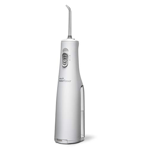 Waterpik Cordless Water Flosser, Battery Operated & Portable for Travel & Home, ADA Accepted Cordless Express, White WF-02