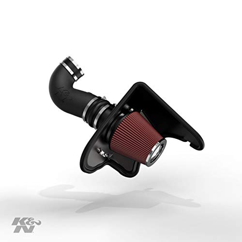 K&N Cold Air Intake Kit: High Performance, Guaranteed to Increase Horsepower: 2016-2019 Chevy Camaro SS, 6.2L V8,63-3092