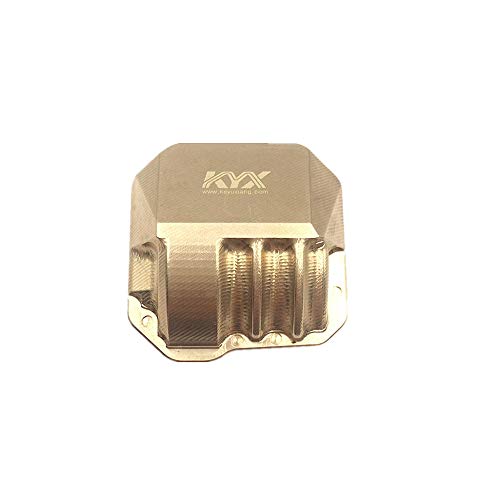 KYX Racing CNC Brass Differential Cover Upgrades Parts Accessories for 1/10 RC Crawler Car Axial SCX10 II 90046 UMG10