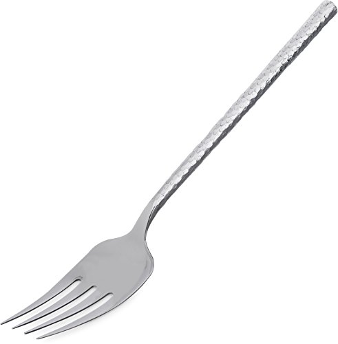 Carlisle 60202 Hammered Stainless Steel Cold Meat Fork, 12'