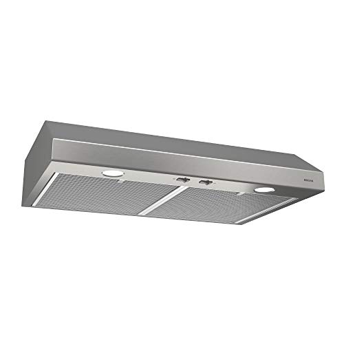 Broan-NuTone BCSD130SS Glacier Range Hood with Light BCSD, 30-Inch, Stainless Steel