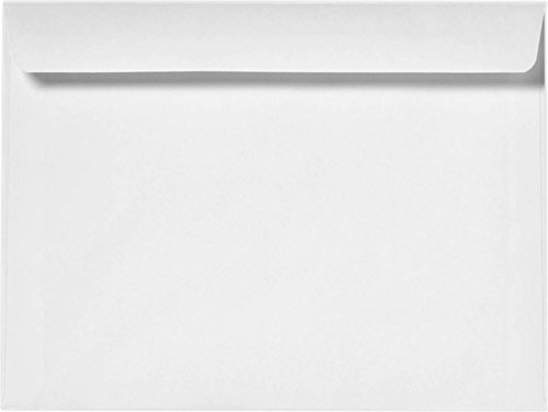 Cashier Depot 9' x 12' Booklet Envelopes (Open Side), Premium Heavy 28lb. White, 150 Envelopes