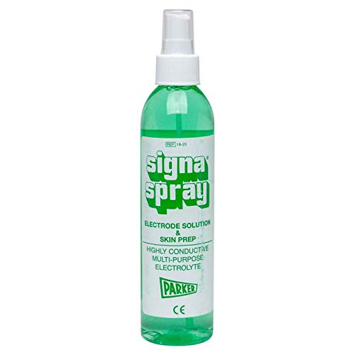 Signaspray Electrode Solution and Skin Prep - Parker Laboratories - 8.5 oz Clear Spray Bottle