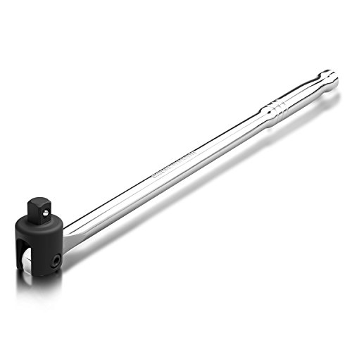 Neiko 00206A 1/2 Inch Drive Premium Breaker Bar, 24' Length | Cr-V Steel | Chrome Moly Head