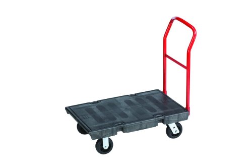 Rubbermaid Commercial 4403BLA Heavy-Duty Platform Truck Cart, 500 lb Capacity, 24' x 36' Platform, Black