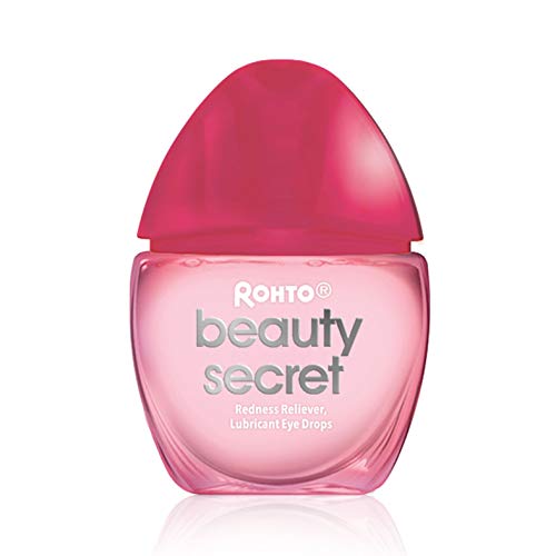 Rohto Beauty Secret Cooling Eye Drops 0.4fl oz. (Redness Reliever, Lubricant) - helps to whiten and refresh, red, irritated eyes